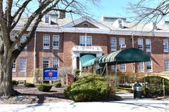 Hempstead Long Islandpolishögskolan USA royaltyfri bild Hempstead Long Islandpolishögskolan USA royaltyfri bild