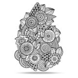 Henna Paisley Mehndi Doodles Design-Element Stock Illustratie Henna Paisley Mehndi Doodles Design-Element Stock Illustratie