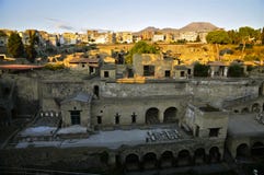 Herculanum et Ercolano, Campanie, Italie photos libres de droits Herculanum et Ercolano, Campanie, Italie photos libres de droits