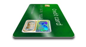 Here is a good view of a security hologram on a credit card. vector illustration Here is a good view of a security hologram on a credit card. vector illustration