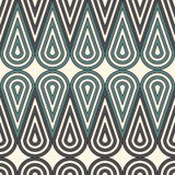 Herhaalde pastelkleur blauwe rond gemaakte het met elkaar verbinden cijfers Naadloos geometrisch ornament Abstract de vormmotief vector illustratie Herhaalde pastelkleur blauwe rond gemaakte het met elkaar verbinden cijfers Naadloos geometrisch ornament Abstract de vormmotief vector illustratie