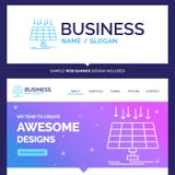 Hermoso el concepto del negocio marca solar, el panel, energía, tecnología stock de ilustración Hermoso el concepto del negocio marca solar, el panel, energía, tecnología stock de ilustración