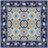 Herrliches nahtloses Muster von den Fliesen und von der Grenze Marokkanisch, portugiesisch, türkisch, Azulejo-Verzierungen lizenzfreie abbildung Herrliches nahtloses Muster von den Fliesen und von der Grenze Marokkanisch, portugiesisch, türkisch, Azulejo-Verzierungen lizenzfreie abbildung