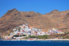 Herrliches San Andres Dorf und Teresitas setzen auf Teneriffa auf den Strand Lizenzfreie Stockfotos Herrliches San Andres Dorf und Teresitas setzen auf Teneriffa auf den Strand Lizenzfreie Stockfotos