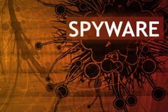 Het Alarm van de Veiligheid van Spyware stock illustratie Het Alarm van de Veiligheid van Spyware stock illustratie