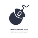het apparatenpictogram van de computermuis op witte achtergrond Eenvoudige elementenillustratie van Computerconcept royalty-vrije illustratie het apparatenpictogram van de computermuis op witte achtergrond Eenvoudige elementenillustratie van Computerconcept royalty-vrije illustratie