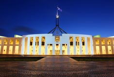 Het Australische Huis van het Parlement in Canberra stock foto Het Australische Huis van het Parlement in Canberra stock foto
