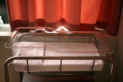Het Bed van de baby royalty-vrije stock afbeeldingen Het Bed van de baby royalty-vrije stock afbeeldingen
