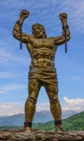 Het beeldhouwwerk van Prometheus stock afbeeldingen Het beeldhouwwerk van Prometheus stock afbeeldingen