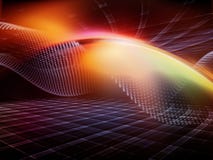 Het binnenleven van Virtuele Wereld vector illustratie Het binnenleven van Virtuele Wereld vector illustratie