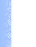 Het Blauw van de lente wervelt de Grens van Spiralen royalty-vrije illustratie Het Blauw van de lente wervelt de Grens van Spiralen royalty-vrije illustratie