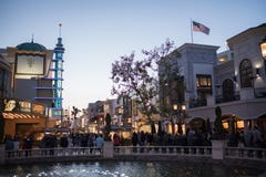 Het Bosjewinkelcentrum in Los Angeles stock foto Het Bosjewinkelcentrum in Los Angeles stock foto