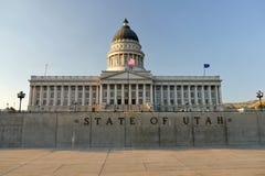 Het Capitool van de Staat van Utah bij nacht 1 Salt Lake City Royalty-vrije Stock Afbeelding Het Capitool van de Staat van Utah bij nacht 1 Salt Lake City Royalty-vrije Stock Afbeelding