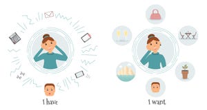 Het concept een routine en de wensen van de vrouwenaccountant: een zeer bezige vriendelijke mooie glimlachende vrouwelijke accoun royalty-vrije illustratie Het concept een routine en de wensen van de vrouwenaccountant: een zeer bezige vriendelijke mooie glimlachende vrouwelijke accoun royalty-vrije illustratie