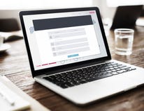 Het Concept van de het Lidmaatschapsrekening van de registratietoepassing stock fotografie Het Concept van de het Lidmaatschapsrekening van de registratietoepassing stock fotografie