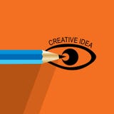 Het concept van de visie vector illustratie Het concept van de visie vector illustratie