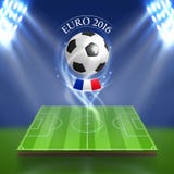 Het concept van euro 2016 vector illustratie Het concept van euro 2016 vector illustratie