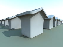 Het concept van het huis en van het bezit vector illustratie Het concept van het huis en van het bezit vector illustratie