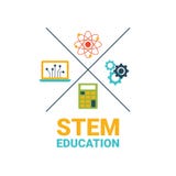 Het concept van het STAMonderwijs royalty-vrije illustratie Het concept van het STAMonderwijs royalty-vrije illustratie