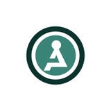 Het concept van het het pictogramembleem van de zittingspersoon stock illustratie Het concept van het het pictogramembleem van de zittingspersoon stock illustratie