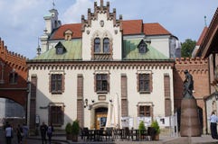 Het Czartoryski-Museum in Polen Royalty-vrije Stock Foto's Het Czartoryski-Museum in Polen Royalty-vrije Stock Foto's