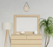 het 3d comfortabele eigentijdse binnenlandse teruggeven van lege a1-affichespot op malplaatje om uw ontwerp met horizontale kader vector illustratie het 3d comfortabele eigentijdse binnenlandse teruggeven van lege a1-affichespot op malplaatje om uw ontwerp met horizontale kader vector illustratie