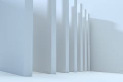 het 3d teruggeven, witte binnenlandse de bouw structuur stock foto het 3d teruggeven, witte binnenlandse de bouw structuur stock foto