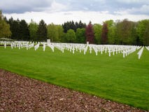 Het de Amerikaanse begraafplaats en gedenkteken van Luxemburg royalty-vrije stock foto Het de Amerikaanse begraafplaats en gedenkteken van Luxemburg royalty-vrije stock foto