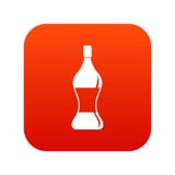 Het digitale rood van het sodawaterpictogram Royalty-vrije Stock Afbeelding Het digitale rood van het sodawaterpictogram Royalty-vrije Stock Afbeelding