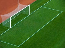 Het doelpoort van het voetbal royalty-vrije stock foto's Het doelpoort van het voetbal royalty-vrije stock foto's