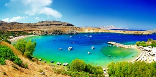 Het eiland van Rhodos, Griekenland