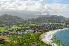 Het Eiland van St Kitts, de Caraïben stock afbeelding Het Eiland van St Kitts, de Caraïben stock afbeelding
