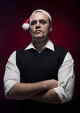 Het Elf van Kerstmis van de verschrikking. Stock Afbeeldingen Het Elf van Kerstmis van de verschrikking. Stock Afbeeldingen