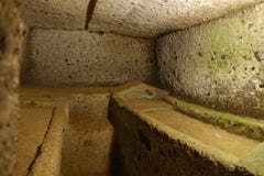 Het Etruscan-necropool van Cerveteri royalty-vrije stock afbeelding Het Etruscan-necropool van Cerveteri royalty-vrije stock afbeelding