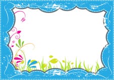 Het frame van Grunge ontwerp stock illustratie Het frame van Grunge ontwerp stock illustratie
