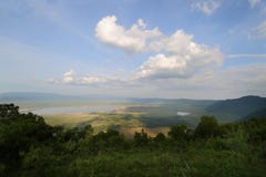 Het gebied van het Behoud Ngorongoro stock foto Het gebied van het Behoud Ngorongoro stock foto