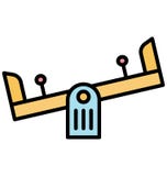 Het geschommel isoleerde Vectorpictogram dat gemakkelijk kan worden gewijzigd of uitgeven royalty-vrije illustratie Het geschommel isoleerde Vectorpictogram dat gemakkelijk kan worden gewijzigd of uitgeven royalty-vrije illustratie