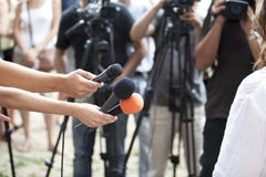 Het gesprek van media stock afbeeldingen Het gesprek van media stock afbeeldingen