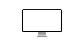 Het geïsoleerde model van het computerscherm op witte Illustratie als achtergrond Vectorbeeld van Desktopmonitor vector illustratie Het geïsoleerde model van het computerscherm op witte Illustratie als achtergrond Vectorbeeld van Desktopmonitor vector illustratie