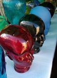 Het glashoofden van de ledenpoppenpop stock afbeelding Het glashoofden van de ledenpoppenpop stock afbeelding