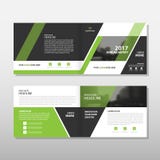 Het groene zwarte van de het Pamfletbrochure van het driehoeks Vector jaarverslag ontwerp van het de Vliegermalplaatje, de lay-ou vector illustratie Het groene zwarte van de het Pamfletbrochure van het driehoeks Vector jaarverslag ontwerp van het de Vliegermalplaatje, de lay-ou vector illustratie