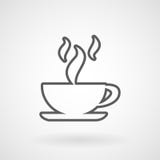 Het hete pictogram van de koffiekop, vector Royalty-vrije Stock Fotografie Het hete pictogram van de koffiekop, vector Royalty-vrije Stock Fotografie