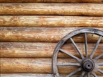 Het houten wiel van de kar royalty-vrije stock afbeelding Het houten wiel van de kar royalty-vrije stock afbeelding