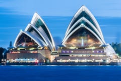 Het Huis van de Opera van Sydney, Australië stock afbeeldingen Het Huis van de Opera van Sydney, Australië stock afbeeldingen