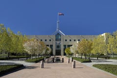 HET HUIS VAN HET PARLEMENT VAN CANBERRA royalty-vrije stock afbeeldingen HET HUIS VAN HET PARLEMENT VAN CANBERRA royalty-vrije stock afbeeldingen