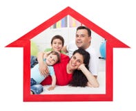 Het huisconcept van de droom royalty-vrije stock afbeeldingen Het huisconcept van de droom royalty-vrije stock afbeeldingen