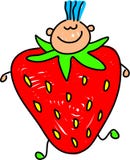 Het jonge geitje van het fruit vector illustratie Het jonge geitje van het fruit vector illustratie