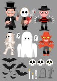 Het Karakter van Halloween - reeks 2 vector illustratie Het Karakter van Halloween - reeks 2 vector illustratie