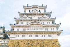 Het Kasteel van Himeji in Hyogo-Prefectuur, Japan, Unesco-Werelderfenis Royalty-vrije Stock Afbeeldingen Het Kasteel van Himeji in Hyogo-Prefectuur, Japan, Unesco-Werelderfenis Royalty-vrije Stock Afbeeldingen