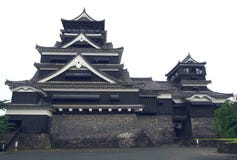 Het Kasteel van Kumamoto in Japan royalty-vrije stock fotografie Het Kasteel van Kumamoto in Japan royalty-vrije stock fotografie